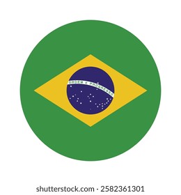 Brazil Brazilian Brasília
Circular Waving Circle Flag Icon Symbol Nation Country World