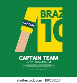 Brazil Captain Soccer/Football Team