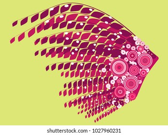 Brazil Carnival. Beautiful Pink Feathers with Sequins. Ornaments for the Carnival. Decoration. Feathers for Illustration, Poster, Banner, Invisibility, Cover, Design.