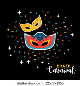 Brazil Carnival Illustration