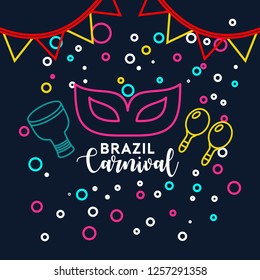 Brazil Carnival Illustration
