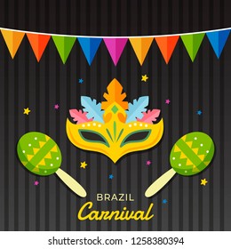 Brazil Carnival Illustration