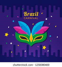 Brazil Carnival Illustration