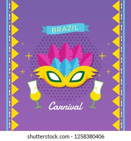 Brazil Carnival Illustration