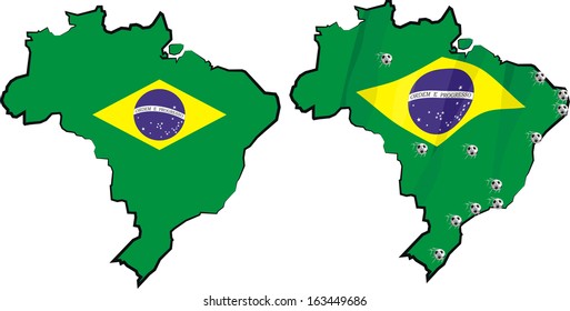 brazil - country and flag