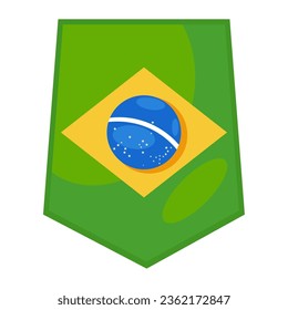 brazil day celebration festive icon isolated