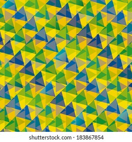 Brazil design background, vector illustration
