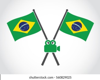 Brazil Emblem Video Camera
