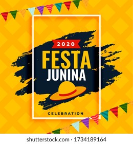 brazil festa junina 2020 celebration background decoration design