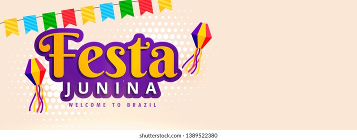 brazil festa junina celebration banner