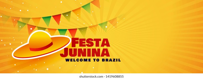 brazil festa junina festival banner design