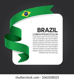 Brazil flag background