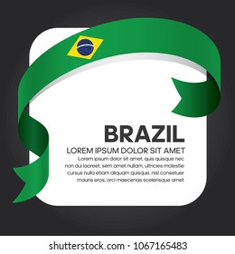 Brazil flag background