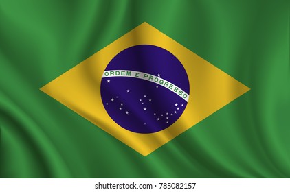 Brazil Flag background