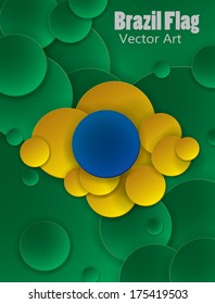 Brazil Flag, Brasil (Vector Art)