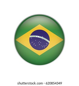 Brazil flag button