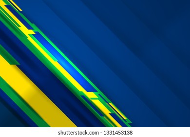 Brazil flag color Background concept for Independence, National Day and events, Vector illustration