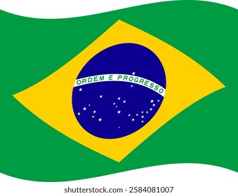 Brazil flag illustrator country flags symbol nation
waving icon