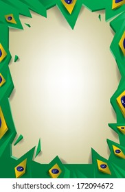 Brazil Flag, Poster Artwork (Vector)