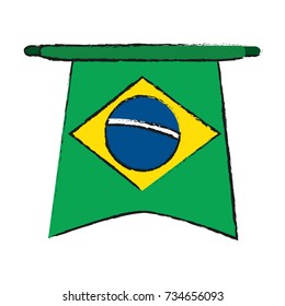 Brazil flag symbol