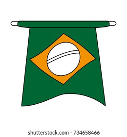 Brazil flag symbol