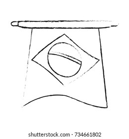 Brazil flag symbol