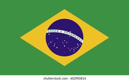 Brazil Flag Vector