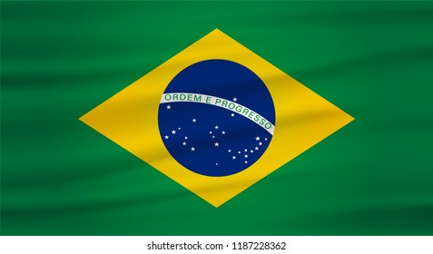 brazil flag vector (bandeira do brasil)