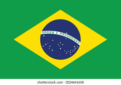 Brazil Flag Royalty Free Stock SVG Vector and Clip Art