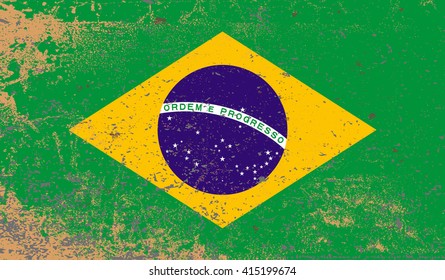 Brazil  Flag vintage