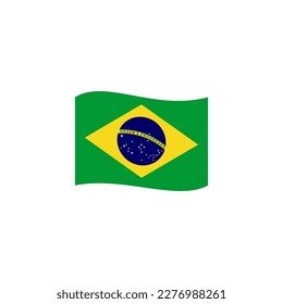 Brazil flags icon set, Brazil independence day icon set vector sign symbol