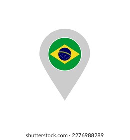 Indicadores de Brasil conjunto de iconos, símbolo del símbolo del vector del día de la independencia de Brasil
