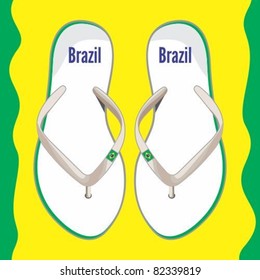 Brazil flip flop sandals