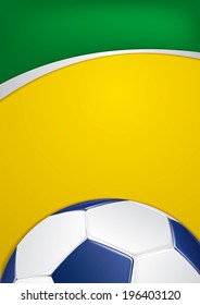 Brazil football background