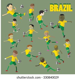 Brazil football character