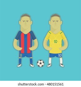 Brazil Football Players
