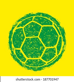 brazil football time vector art