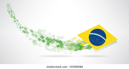 brazil. A futurist background of Brazil for you