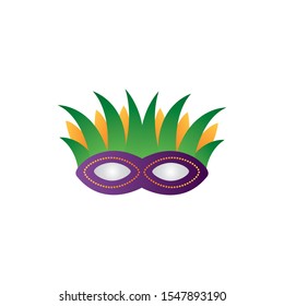 Brazil garota mask design, Culture tourism brazilian travel south latin and traditional theme Vector illustration