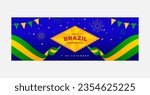 Brazil happy independence day template