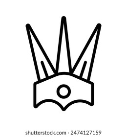 Brazil Headdress Icon Ideal for Cultural and Festival Themes