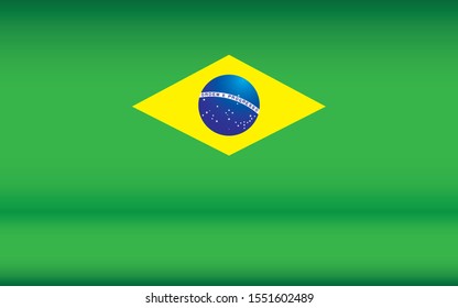 brazil icon flag background vector illustration
