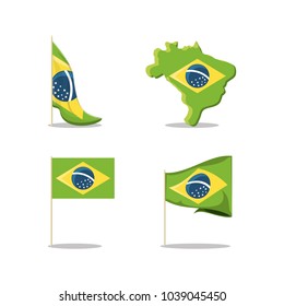 brazil icon set