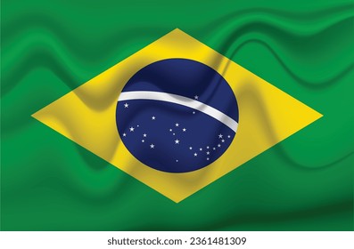 Brazil Independence Day Background Design. Translation : September 7th, Brazil Independence Day. Vector Illustration.