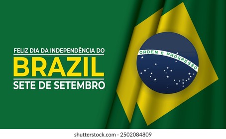 Brazil Independence Day Background Design Vector Illustration