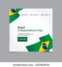 Brazil Independence Day Celebration Vector Template Design Illustration