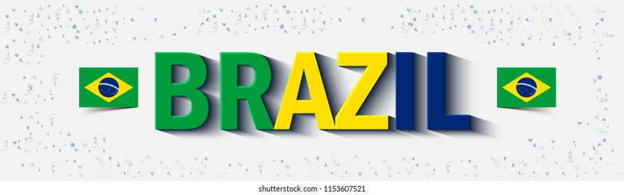 Brazil Independence Day Celebrations Background Banner Design.