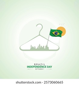 Brazil Independence Day. Brazil independence Day creative Design for social media post