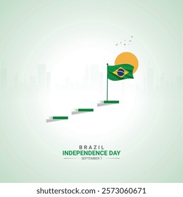 Brazil Independence Day. Brazil independence Day creative Design for social media post