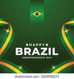 Brazil Independence day design illustration collection
